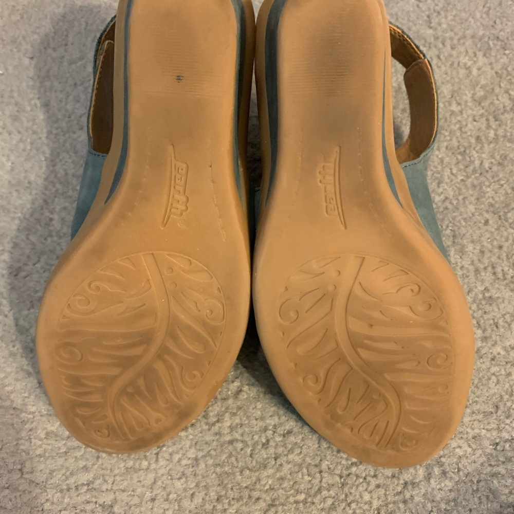CLARKS Adina Moroccan Blue 6B Wedge - Picture 6 of 6